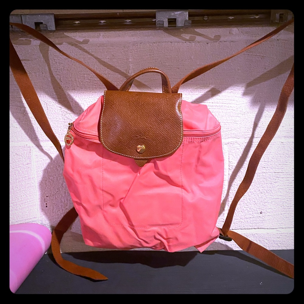 Longchamp nylon backpack